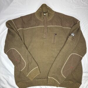 Mascot Workwear Men's Quarter Zip Pullover Sweater Elbow Patches XXL